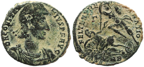 Roman coin of Constantius II - Ae2 - FEL TEMP REPARATIO
